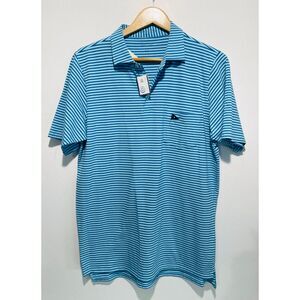B Braddy performance polo shirt golf USA summer sports casual men M New